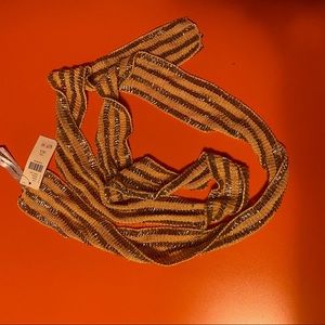 NWT Anthropology Knitted Beaded Scarf Belt